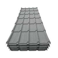 840mm Breite Langspann-Galvalume-Dachziegel Gewellte Steinbeschichtete Metalldachplatten