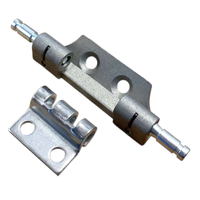 Charnière HNWA TS130 en alliage de zinc couleur sable pour boîtier industriel, charnières de porte dissimulées, charnières soudées de type Rittal