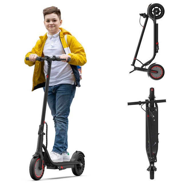 High Performance 350W Kids Electric Scooter 8.5 Inch Solid Tire App Control Foldable E-Scooter USA Ready to Ship