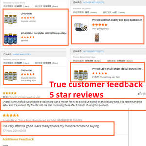 כמוסות גלוטתיון איכותיות של יצרן מקורי (OEM) להידוק העור, הלבנת העור, אנטי אייג'ינג, למבוגרים ובני נוער - Product Image 4