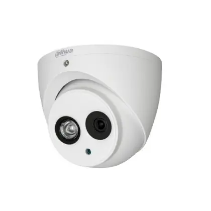 2MP Security Camera HAC-HDW1200EM-A-POC HDCVI IR Eyeball Waterproof Metal Dome built in Mic Camera Audio dahua Security Camara