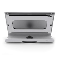 Boîtier de tablette sécurisé en métal antivol élégant support de tablette rotatif de table pour Ipad 10.2"