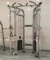 Équipement de fitness professionnel pour musculation, appareil de musculation multifonctionnel réglable à câbles croisés pour pectoraux, dos et jambes