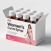 Sirop OEM pour l'agrandissement des fesses avec Maca et Saw Palmetto pour adultes