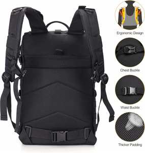 Sac à dos tactique Oxford pour hommes, porte-casque et rangement, idéal pour la moto, accessoires/cadeaux - Product Image 4