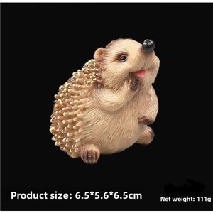 Figura de Erizo Realista de PVC, Modelo de Animal Silvestre, Juguete Educativo para Niños, Aprendizaje Cognitivo, Decoración de Escritorio - Product Image 6