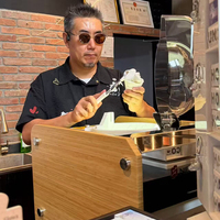 Máquina de Helados Miles Gelato Modelo GALAXY PRO V1 MILANO TODO EN UNO: Produce, Almacena y Vende Directamente en la Misma Máquina