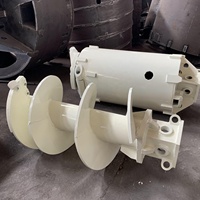 Cucharón de perforación FAE de 800 mm, la mejor calidad, para máquina perforadora de suelo, cucharón de perforación rotatorio pequeño con dientes para roca, piezas de repuesto para máquina perforadora, piezas de maquinaria de construcción.