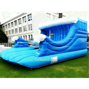 <span class=keywords><strong>Structure</strong></span> de surf <span class=keywords><strong>gonflable</strong></span> pour adultes, simulateur de planche de surf mécanique, jeux sportifs de team building en plein air - Product Image 1