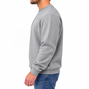 Camisetas de Algodón de Manga Larga Extra Grandes para Hombre, Sudadera con Cuello Redondo, Unisex, con Logotipo Personalizado - Product Image 3