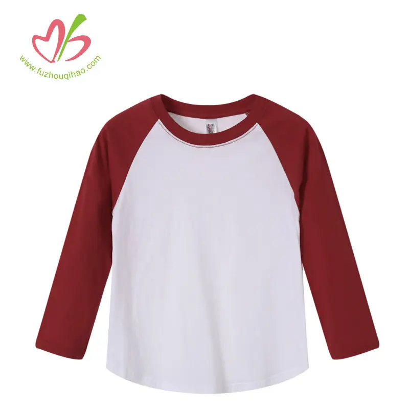 new arrival casual long sleeve boy's t-shirt blank color children t-shirt