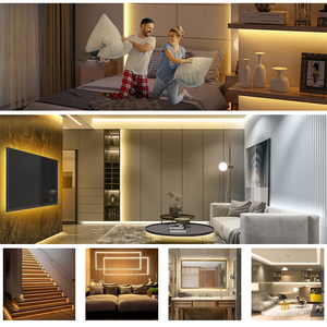 Linh hoạt Strip Flex trắng 120LEDs/M cường độ cao LED chiếu sáng 2835 24V 12 wát/mét LED tuyến tính chiếu sáng LED Strip - Product Image 6