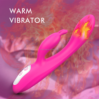 Nouveau Vibrateur Lapin G-Spot 2026 avec Fonction Chauffante et Oreilles de Lapin pour le Plaisir Féminin