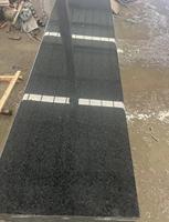 Dalles de sol en granit noir poli, grand format, 600x600mm, design moderne multi-épaisseurs, garantie 1 an