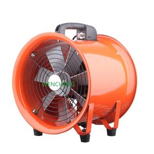 Ventilateur à flux axial électrique portable avec tuyau de conduit flexible de 5M <span class=keywords><strong>Extracteur</strong></span> de fumée à faible bruit Lames en fonte OEM/ODM personnalisables - Product Image 6