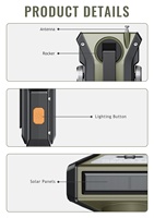 Nouvelle radio d'urgence solaire à manivelle AM/FM avec lampe torche LED et alarme SOS pour kit de préparation aux situations d'urgence