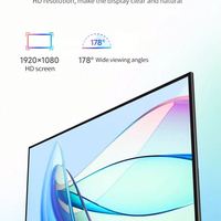 Moniteur de jeu LED LCD tactile HDR OEM neuf, 75 Hz, dalle IPS, 16:9, 19-22 pouces, noir, 99 % sRGB, temps de réponse de 5 ms, 178°, USB/VGA