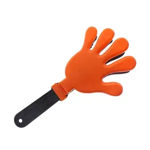 Werbe geschenk OEM billig Kunststoff Jubel Hand klappe Sport Jubel Aktivitäten klatschen Toy Hand Clapper Applaus Requisiten