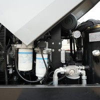 Compresseur d'air à vis portable à moteur diesel pour la construction, à large application