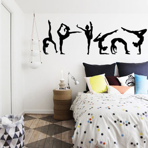 Autoadesivo 3d decorazione della casa yoga <span class=keywords><strong>palestra</strong></span> wall <span class=keywords><strong>sticker</strong></span> - Product Image 1