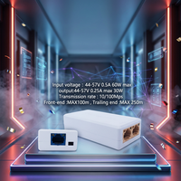 ANPA Hot Selling 10/100Mbps POE Switch Repeater 3 Port Extender Network Switch AP-102JL Tersedia di Stok