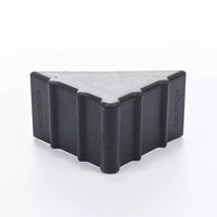 Protecteur d'angle en plastique noir Kuliwei, protection d'angle à 3 côtés pour verre, miroir, panneau, emballage de transport, capuchon de protection d'angle en plastique