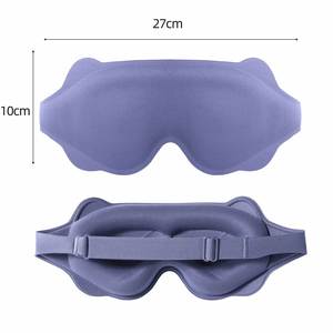 Zero Pressure 3D Contoured <b>Sleep</b> 100% Blackout <b>Light</b> Blocking Mask, Breathable Soft Eye Cover, Men Women Travel Nap - Product Image 3