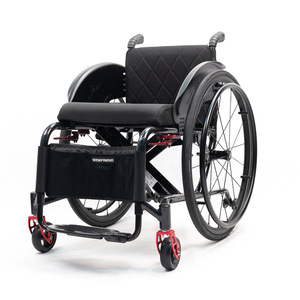 Silla de Ruedas Manual Shi Peng de Aleación de Aluminio, Ligera, Plegable, Deportiva, para Viajes y Uso Doméstico, Ancho de Asiento de 34-36 cm - Product Image 1