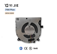 Ventilateur centrifuge YiJie 7007 DC 5V 70x70x7mm à roulement à bille 4750 tr/min, mini-souffleur ultra-mince pour CPU d'ordinateur portable 2.5W 42.1dBA OEM/ODM Tout-en-un