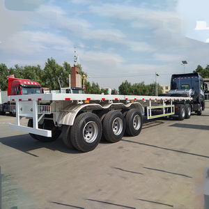 Semirremolque de Plataforma Plana de 2/3/4 Ejes de Gran Capacidad de Carga para Transporte de Contenedores - Product Image 3