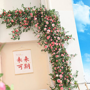 ดอกกุหลาบประดิษฐ์แบบแขวนผนัง ตกแต่งบ้าน สวน โรงแรม สไตล์ชนบท - Product Image 2