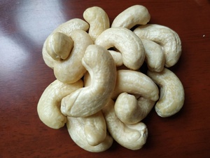 Nueces de Anacardo Crudas Secas Grado W320/240 Calidad Orgánica 5% Partidas Tipo de Cultivo Común Grado Alimenticio 24 Meses de Vida Útil Bolsa de PP - Product Image 1