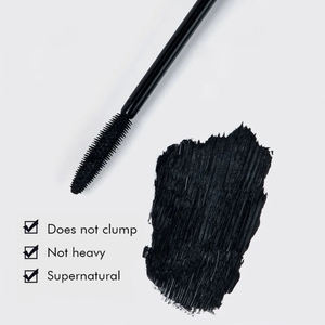 Mascara 4D pour sourcils <span class=keywords><strong>et</strong></span> <span class=keywords><strong>cils</strong></span> de marque propre, fibre brune, cire à l'eau, mascara végétarien noir - Product Image 2