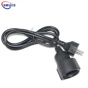 Uk Fuse 3Pins Laptop adapter AC lead Female Figure 8 Ac 250V Extension Iec C7 Connector AC Power Cable