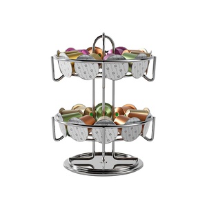Custom all'ingrosso scatola di immagazzinaggio di <span class=keywords><strong>caffè</strong></span> in metallo ferro latte pelletizzante cestello per <span class=keywords><strong>caffè</strong></span> istantaneo capsula espositore - Product Image 1