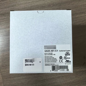 ใหม่เอี่ยม 100% ของแท้ QS20.481-C1 480W แหล่งจ่ายไฟแบบราง DIN 48V 10A 100-240V AC แบบเคลือบสำหรับอุตสาหกรรม - Product Image 1
