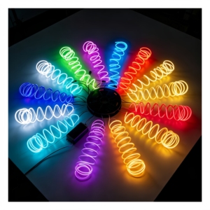 Cavo EL da 2,3 mm con Luce Uniforme e Brillante Nessun riflesso forte, nessuna effetto scaglieggiato. 10 Colori, Tagliati su Misura. Accendi la tua creatività nel design - Product Image 1