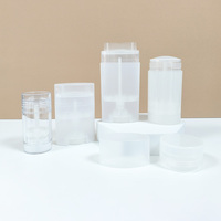 Petit contenant transparent vide pour déodorant en stick, tube rechargeable pour anti-transpirant, bouteille en plastique