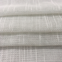 Vente en gros multi-couleurs 100% Polyester fil teint rideau de fenêtre de bureau Tulle tissu