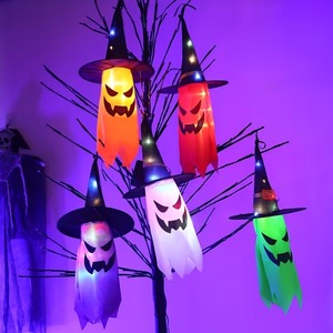 Hallowmas Ghost String <b>Lights</b> Halloween Party Decorations Outdoor Waterproof <b>Battery</b> <b>Operated</b> <b>Fairy</b> <b>Lights</b> for Home Garden - Product Image 3