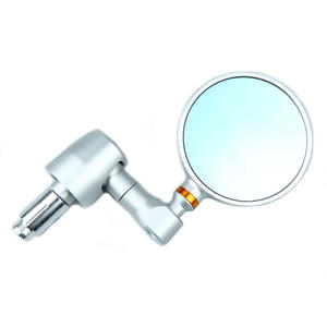 Rétroviseurs de moto ronds CNC de 7/8 po pour guidons de moto de rue et de scooter - Product Image 2