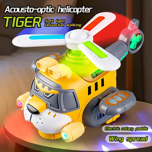 <span class=keywords><strong>Hélicoptère</strong></span> électrique universel rotatif à 360 ° pour éviter les obstacles jouet avec musique lumière dessin animé <span class=keywords><strong>tigre</strong></span> avion jouets pour enfants - Product Image 3