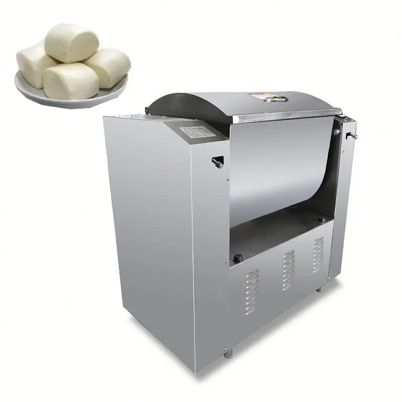 Mezclador de masa pan panadería 150 kg amasadora de masa horizontal máquina mezcladora de masa 50 kg
