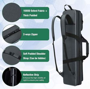Kit de queue de billard 3x4 personnalisable BSCI avec sac souple pour queue de snooker, style 1/2, emballé en boîte et incluant - Product Image 5
