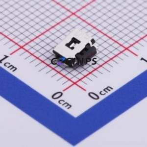 PTCLG-V-T/R Tactile Switch SMD,3.5x4.7mm Switch Single Pole Single Throw Rectangle Button Horizontal Mount 50mA - Product Image 1