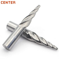 Fresa de tungsteno CENTER HRC45/55/65 personalizada CNC 1F/2F/3F/4F Fresa de extremo de carburo sólido no estándar