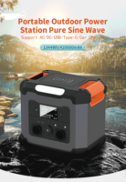 Generator daya portabel tenaga surya, Generator tenaga surya luar ruangan baterai 220V 1000W 1500W untuk koleksi tenaga surya