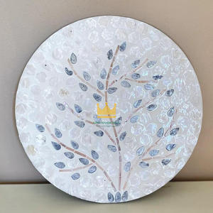 Plato de Presentación Moderno y Ecológico con Incrustaciones de Nácar de Madreperla de Alta Calidad de Vietnam, Mantel Individual Hecho a Mano para Mesas de Comedor Elegantes - Product Image 6