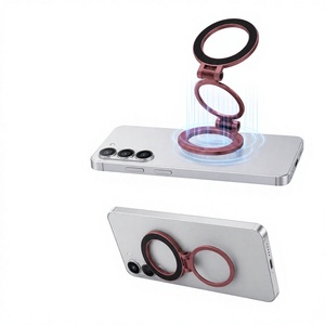 Support de téléphone magnétique pliable multi-articulations pour bureau, compatible MagSafe, support magnétique réglable en alliage de zinc - Product Image 1