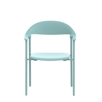 Chaise de conférence moderne pliable et empilable en PP coloré, chaise de bureau ergonomique